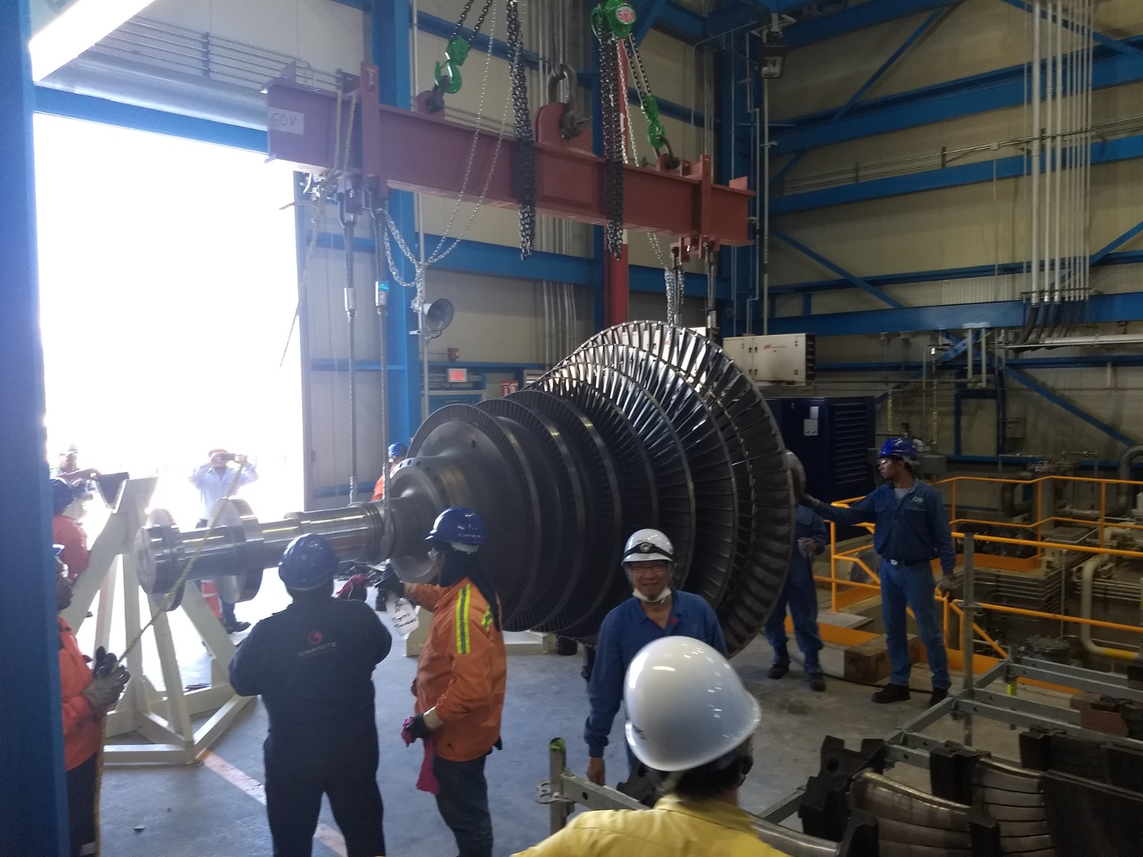 Infraestructura energética en proceso de construcción por Grupo Dragón