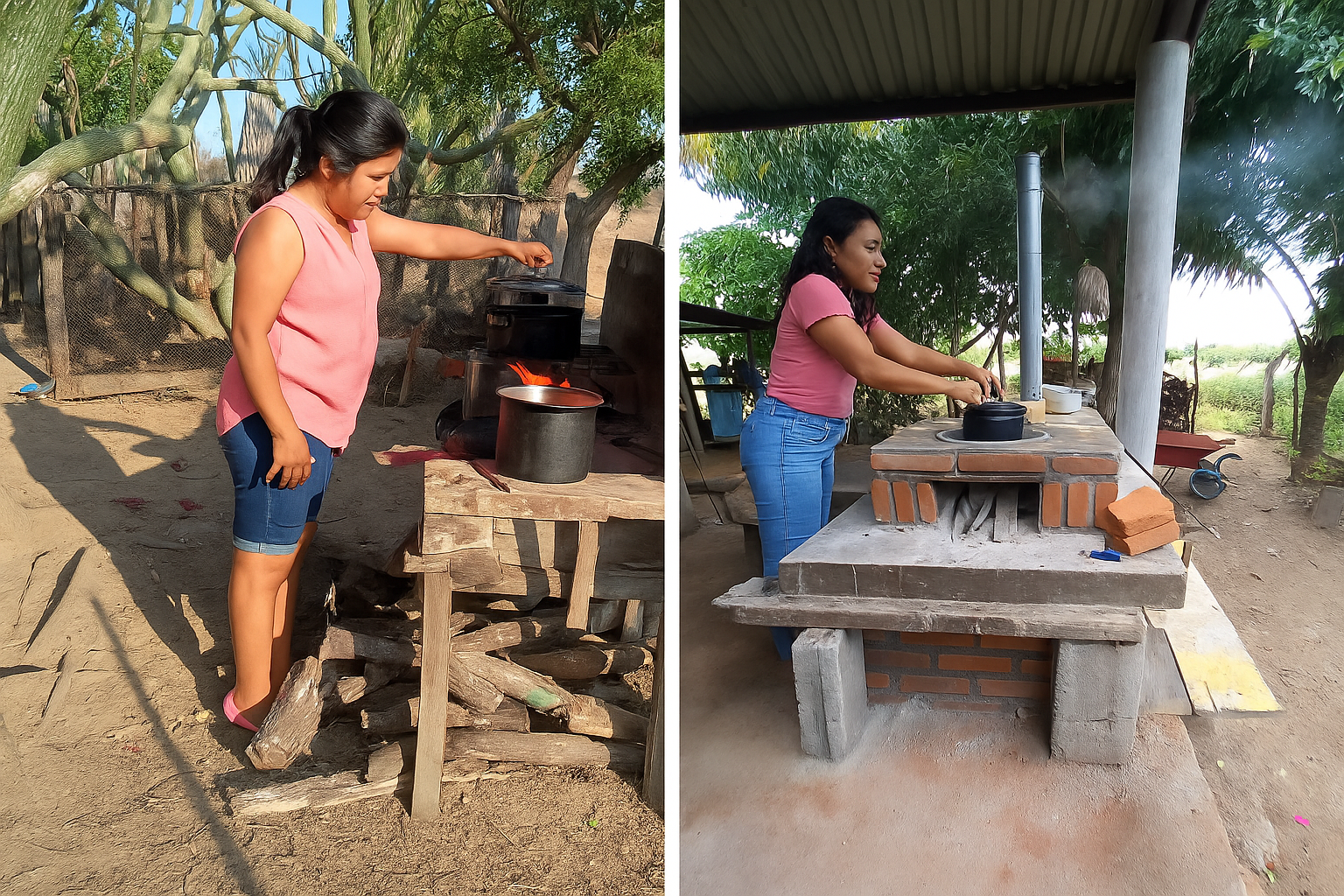 Programa de estufas ecológicas de Grupo Dragón para reducir emisiones y uso de leña